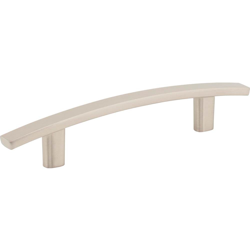 Hardware Resources - 96 mm Center-to-Center Satin Nickel Square Thatcher Cabinet Bar Pull - Satin Nickel