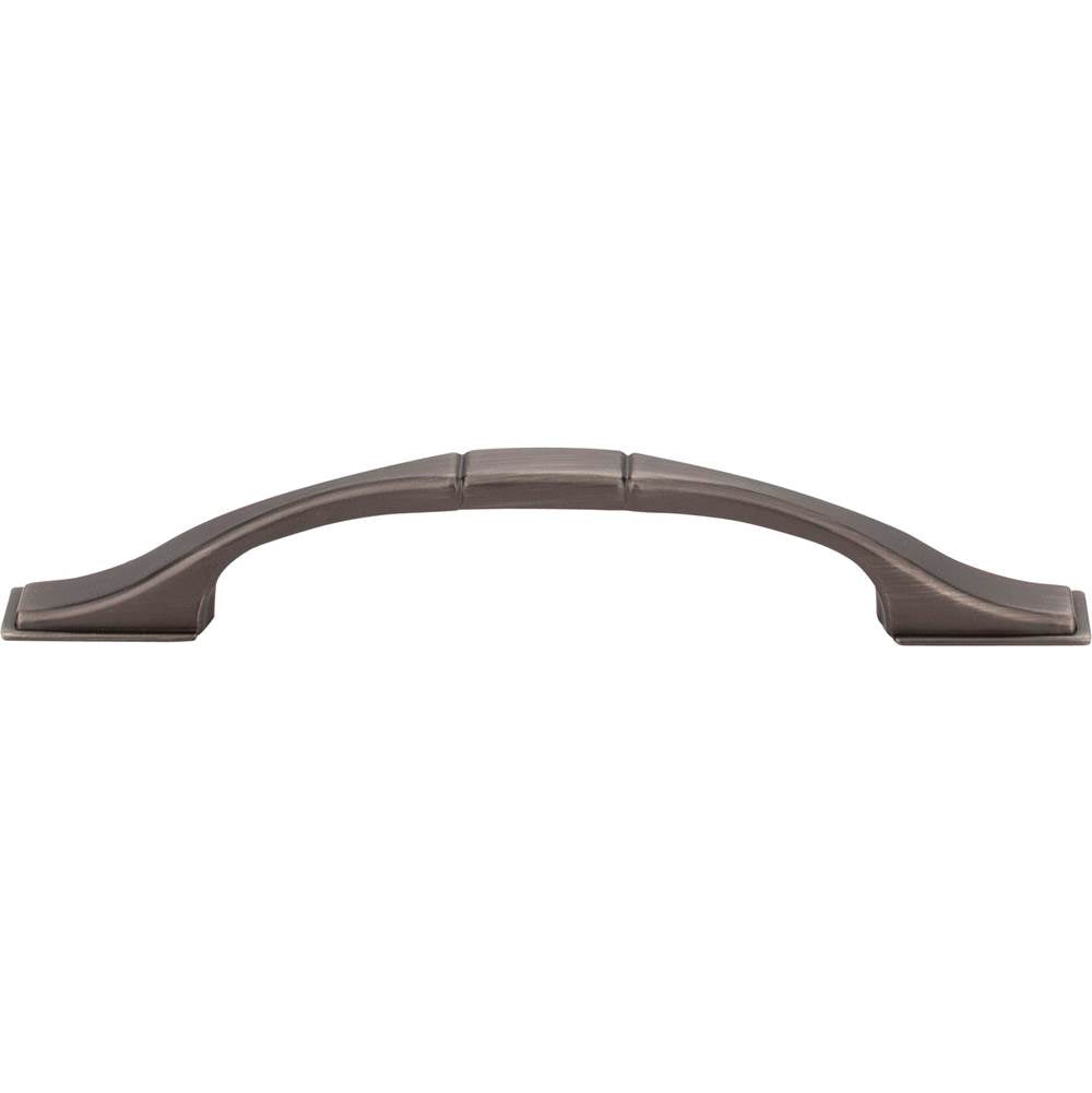 96 mm Center-to-Center Brushed Pewter Square Hammond Cabinet Pull