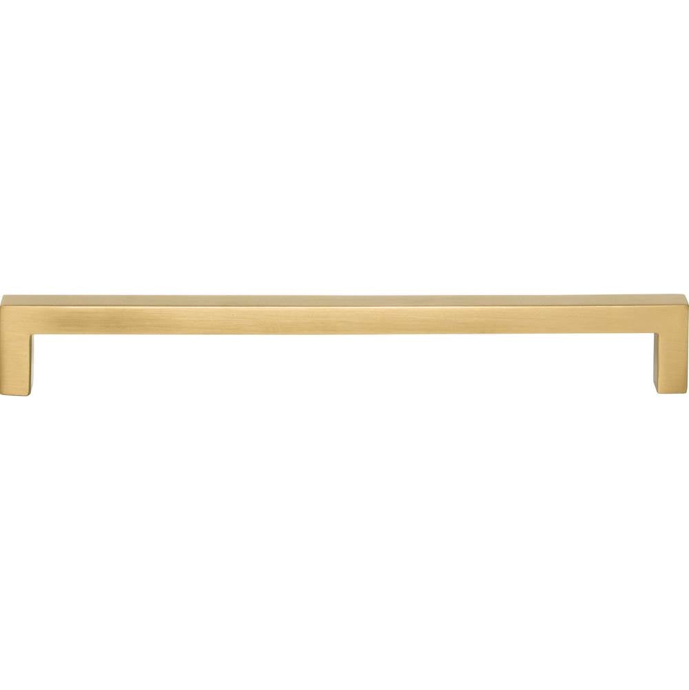 192 mm Center-to-Center Brushed Gold Square Stanton Cabinet Bar Pull