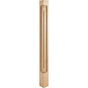 Hardware Resources - 2-3/4'' W x 2-3/4'' D x 35-1/2'' H Alder Acanthus Corner Post - Unfinished