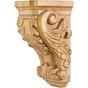 Hardware Resources - 4-1/2'' W x 5'' D x 10'' H Alder Acanthus Corbel - Unfinished