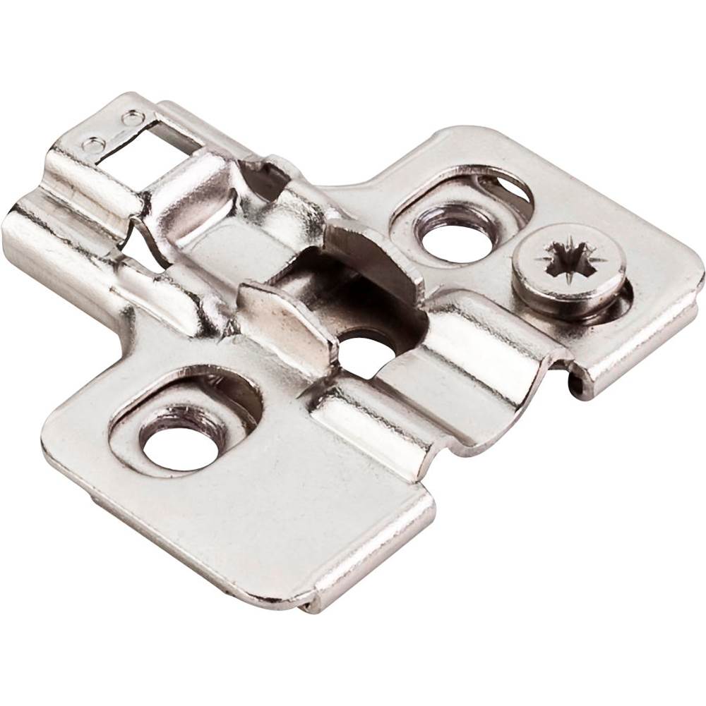 Hardware Resources - Standard Duty 0 mm Cam Adj Steel Plate for 700, 725, 900 and 1750 Series Euro Hinges - Polished Nickel