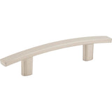 Hardware Resources - 3'' Center-to-Center Satin Nickel Square Thatcher Cabinet Bar Pull - Satin Nickel