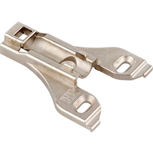 Hardware Resources - Heavy Duty 0 mm Non-Cam Adj Zinc Die Cast Plate for 700, 725, 900 and 1750 Series Euro Hinges - Polished Nickel