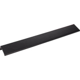 Hardware Resources - 12'' Overall Length Matte Black Edgefield Cabinet Tab Pull - Matte Black
