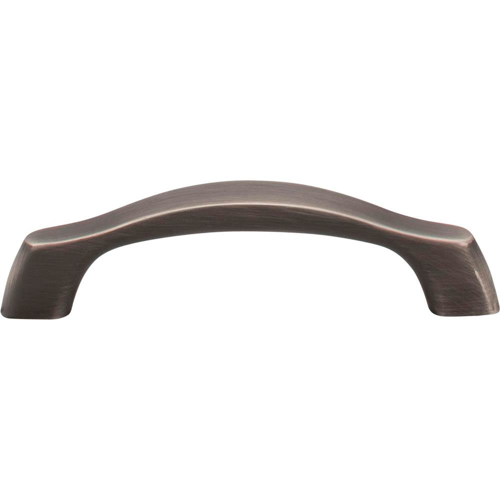 96 mm Center-to-Center Brushed Pewter Aiden Cabinet Pull