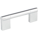 Hardware Resources - 96 mm Center-to-Center Polished Chrome Knox Cabinet Bar Pull - Polished Chrome