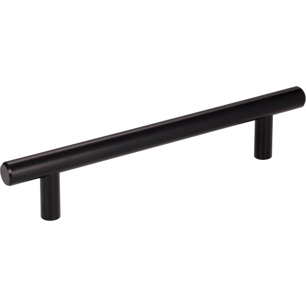Hardware Resources - 128 mm Center-to-Center Matte Black Naples Cabinet Bar Pull - Matte Black