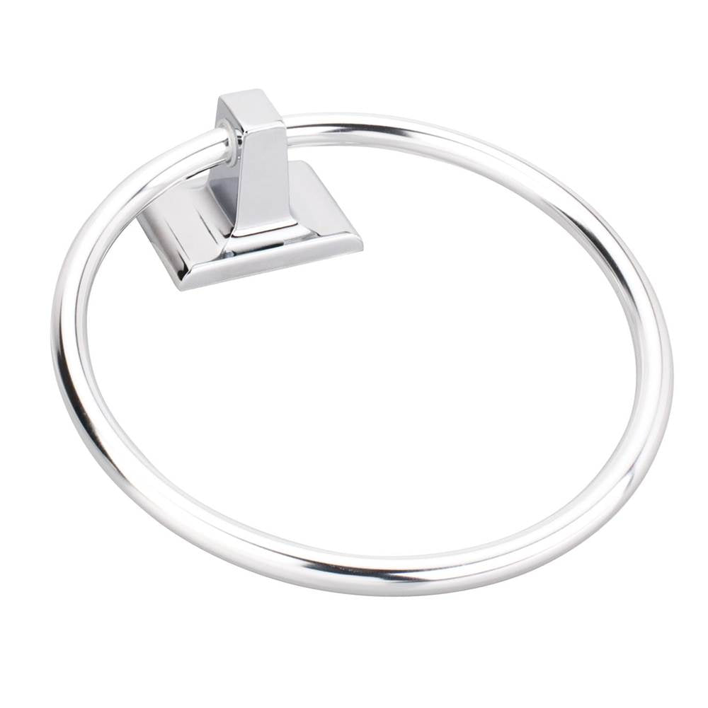 Hardware Resources - Bridgeport Polished Chrome Towel Ring - Retail Packaged - Polished Chrome