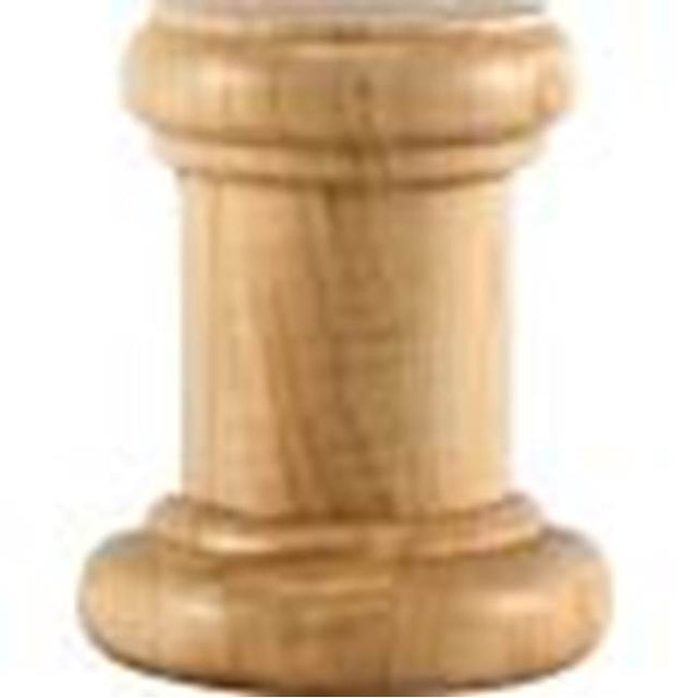 Hardware Resources - 2-1/2'' W x 1-1/4'' D x 3'' H Maple Half Round Spool - Unfinished