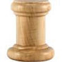 Hardware Resources - 2-1/2'' W x 1-1/4'' D x 3'' H Maple Half Round Spool - Unfinished