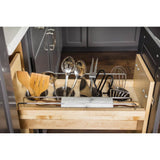 8'' ''No Wiggle'' Utensil Bin Soft-close Base Cabinet Pullout, Pre-Assembled
