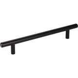 Hardware Resources - 160 mm Center-to-Center Matte Black Naples Cabinet Bar Pull - Matte Black