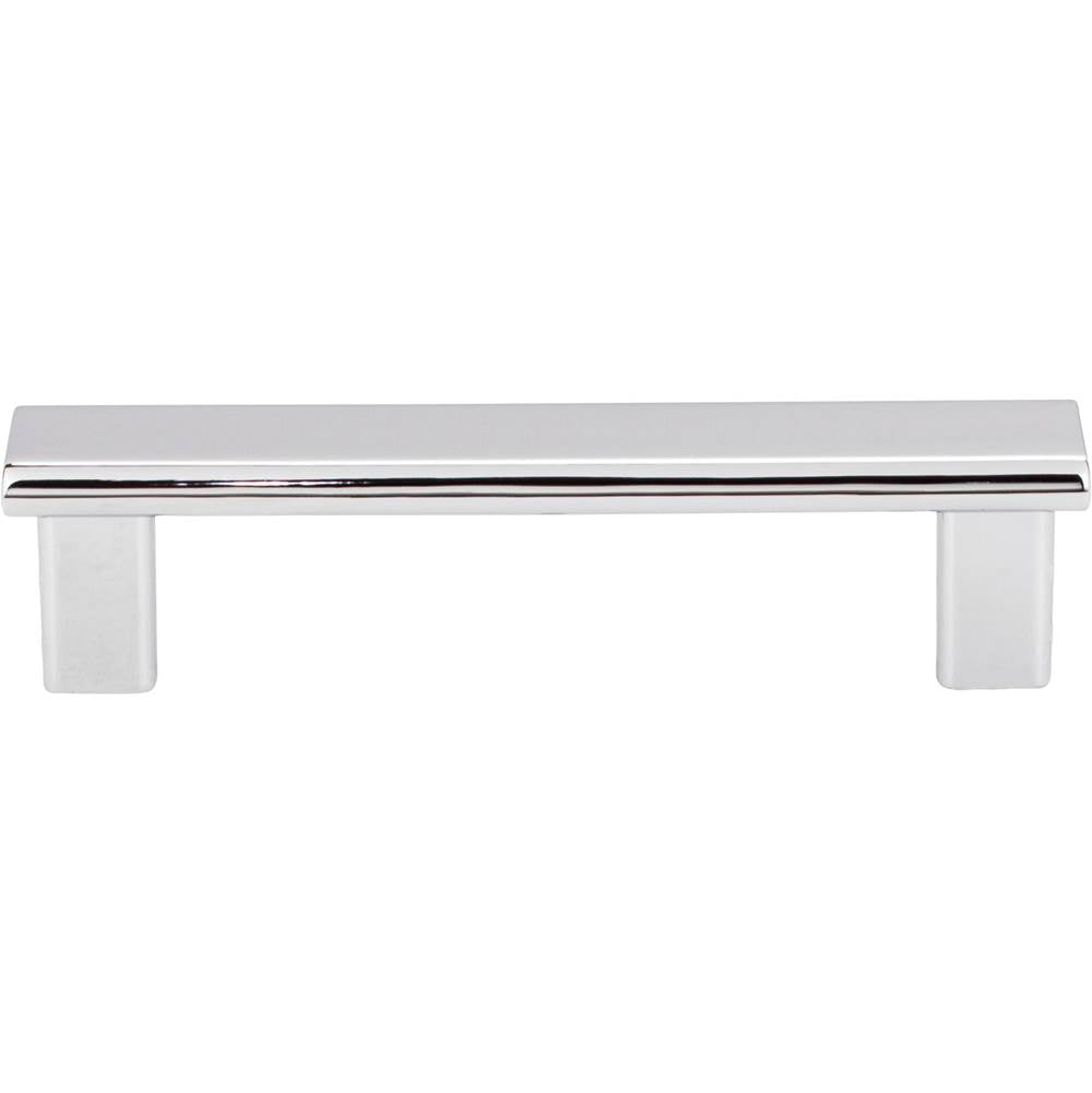 96 mm Center-to-Center Brushed Pewter Square Park Cabinet Pull