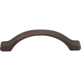 96 mm Center-to-Center Brushed Pewter Arched Seaver Cabinet Pull