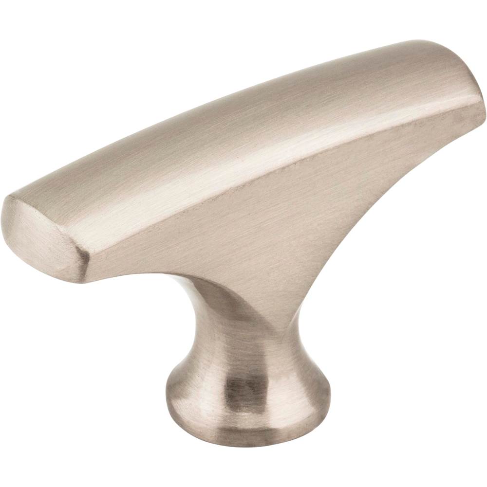 Hardware Resources - 1-5/8'' Overall Length Satin Nickel Aiden Cabinet ''T'' Knob - Satin Nickel