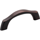 Hardware Resources - 3'' Center-to-Center Brushed Oil Rubbed Bronze Aiden Cabinet Pull - Brushed Oil Rubbed Bronze
