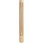 Hardware Resources - 2-3/4'' W x 2-3/4'' D x 35-1/2'' H Rubberwood Grape Corner Post - Unfinished