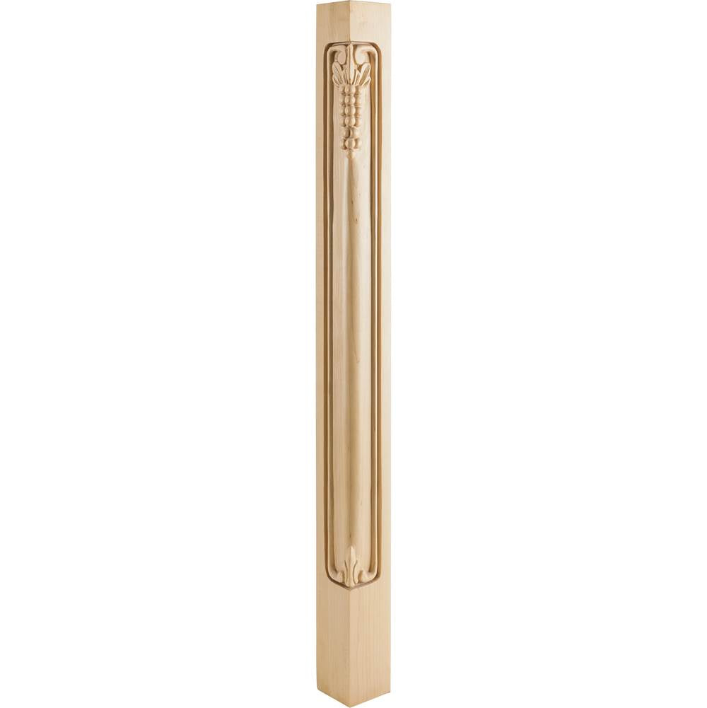 Hardware Resources - 2-3/4'' W x 2-3/4'' D x 35-1/2'' H Alder Grape Corner Post - Unfinished