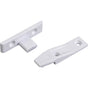 Hardware Resources - White Plastic Suspension Fitting Connector for False Fronts - White