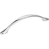 Hardware Resources - 128 mm Center-to-Center Polished Chrome Arched Somerset Cabinet Pull - Polished Chrome