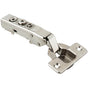 Hardware Resources - 110 degree Heavy Duty Full Overlay Cam Adjustable Soft-close Hinge without Dowels - Polished Nickel