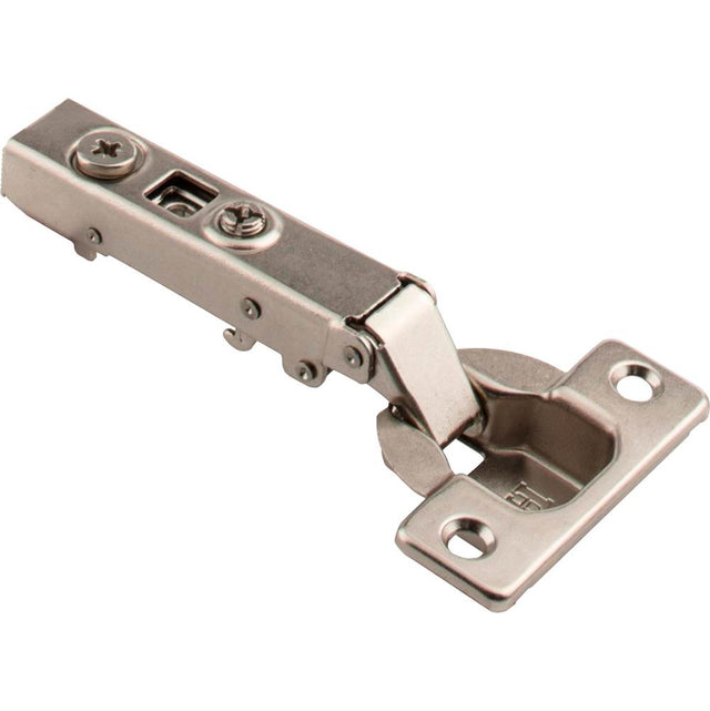 Hardware Resources - 110 degree Heavy Duty Full Overlay Cam Adjustable Self-close Hinge without Dowels - Polished Nickel