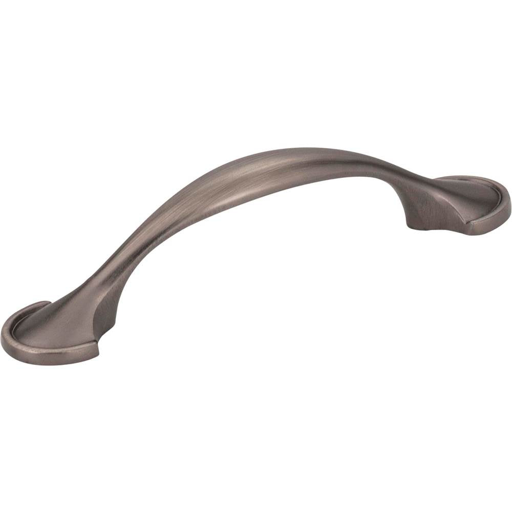 Hardware Resources - 3'' Center-to-Center Brushed Pewter Watervale Cabinet Pull - Brushed Pewter