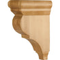 Hardware Resources - 3'' W x 5-1/2'' D x 8'' H Alder Smooth Corbel - Unfinished