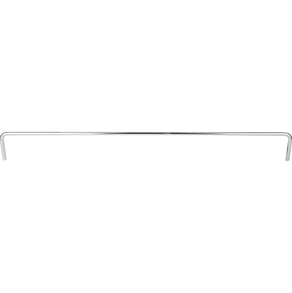 Hardware Resources - 17-7/16'' Metal Shelf Rail - Polished Chrome