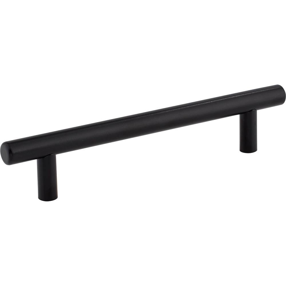 Hardware Resources - 128 mm Center-to-Center Hollow Matte Black Stainless Steel Naples Cabinet Bar Pull - Matte Black Stainless Steel