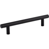 Hardware Resources - 128 mm Center-to-Center Hollow Matte Black Stainless Steel Naples Cabinet Bar Pull - Matte Black Stainless Steel