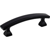 Hardware Resources - 3'' Center-to-Center Matte Black Square Hadly Cabinet Pull - Matte Black