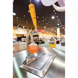 24'' Single Faucet Beer Dispenser, Solid Door and Lock, Right Hinged