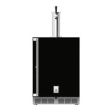Hestan - 24'' Single Faucet Beer Dispenser, Solid Door and Lock, Right Hinged - Stealth Black
