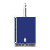 Hestan - 24'' Single Faucet Beer Dispenser, Solid Door and Lock, Right Hinged - Prince Blue