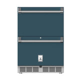 Hestan - 24'' Refrigerator Drawers, with Lock - Pacific Fog Dark Gray