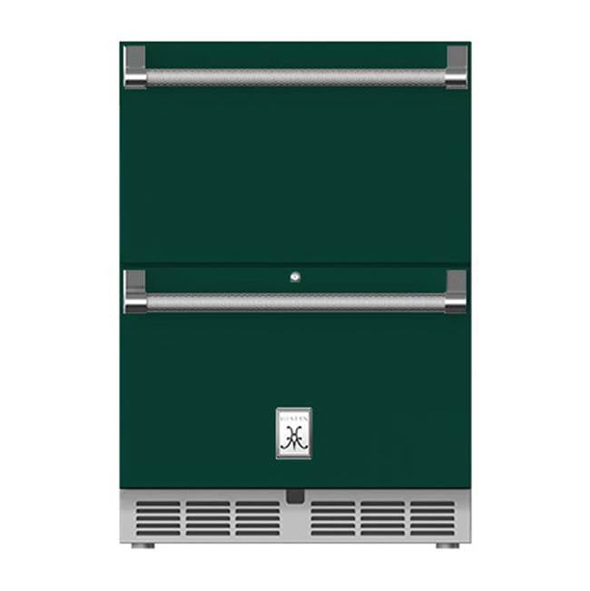 Hestan - 24'' Refrigerator Drawers, with Lock - Grove Green