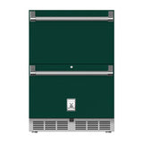 Hestan - 24'' Refrigerator Drawers, with Lock - Grove Green