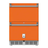 Hestan - 24'' Refrigerator Drawers, with Lock - Citra Orange