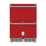 Hestan - 24'' Refrigerator Drawers, with Lock - Matador Red