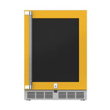 Hestan - 24'' Refrigerator, Glass Door, with Lock, Right Hinged - Sol Yellow