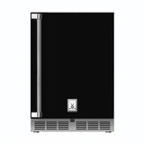 Hestan - 24'' Refrigerator, Solid Door, with Lock, Left Hinged - Stealth Black