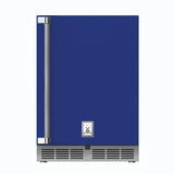 Hestan - 24'' Refrigerator, Solid Door, with Lock, Right Hinged - Prince Blue