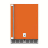 Hestan - 24'' Refrigerator, Solid Door, with Lock, Right Hinged - Citra Orange