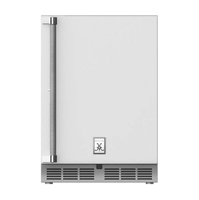 Hestan - 24'' Refrigerator, Solid Door, with Lock, Left Hinged - Froth White
