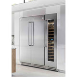 Freezer Column, Overlay, Left Hinged, 30''