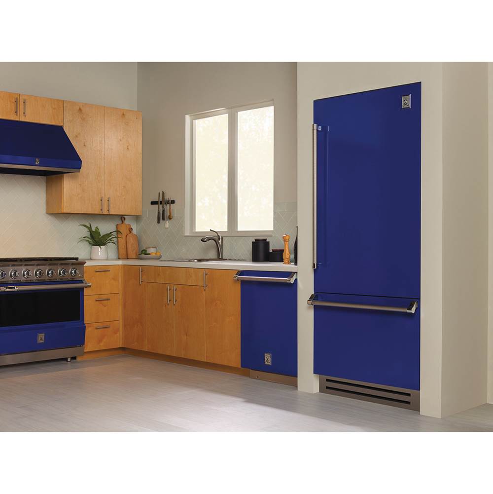 Bottom Mount Refrigerator, Bottom Compressor, Overlay, Right Hinged, 36''