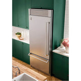 Bottom Mount Refrigerator, Bottom Compressor, Right Hinged, 36''