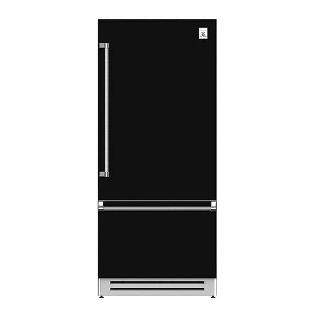 Hestan - Bottom Mount Refrigerator, Bottom Compressor, Left Hinged, 36'' - Stealth Black